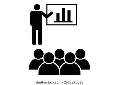 Conference Room Meeting Icon, business meeting icon. meeting room icon.