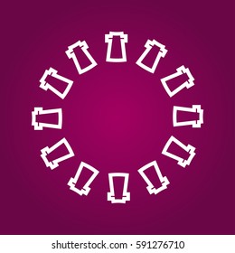 Conference table round table