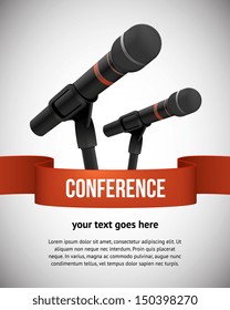 Conference Template Illustration With Space For Your Texts