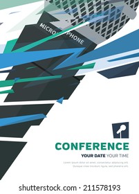 Conference Template Illustration With Space For Your Texts