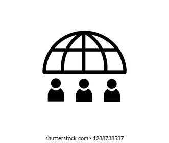 Conference vector icon
