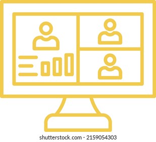 Conference vector icon. Can be used for printing, mobile and web applications.
