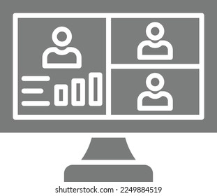 Conference vector icon. Can be used for printing, mobile and web applications.