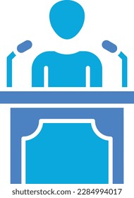 Conference vector icon. Can be used for printing, mobile and web applications.