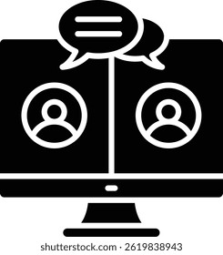 Conference vector icon. Can be used for printing, mobile and web applications.
