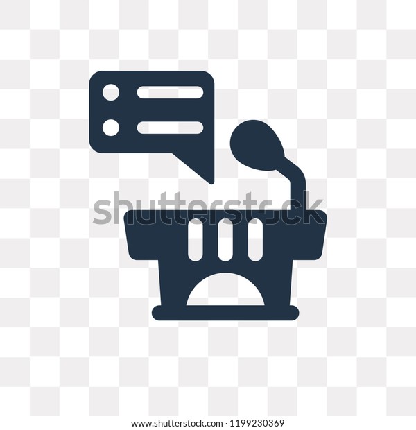 conference vector icon isolated on transparent stock vector royalty free 1199230369 shutterstock