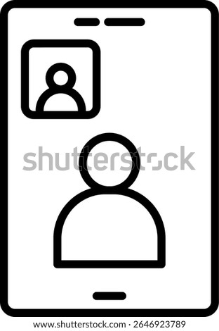 Conference Vector Line Icon Design