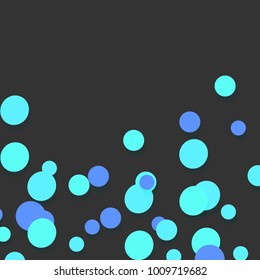 Confetti abstract background. Bright colorful vector confetti isolated on white background.