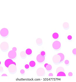 Confetti abstract background. Bright colorful vector confetti isolated on white background.