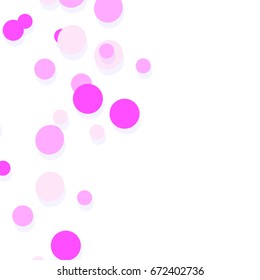 Confetti abstract background. Bright colorful vector confetti isolated on white background.