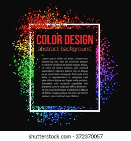 Confetti abstract background. Vector illustration