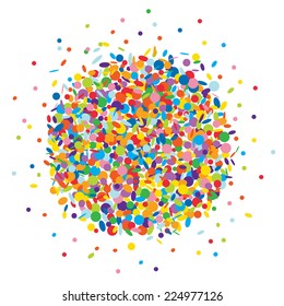 Confetti background
