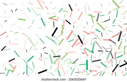 Confetti background abstract colorful pattern. Isolated on the white. Vector holiday illustration. Festive and stylish confetti background. Concept of happy birthday, party and holidays.