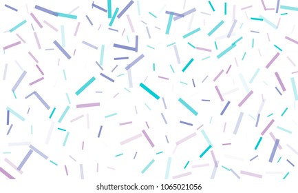Confetti background abstract colorful pattern. Isolated on the white. Vector holiday illustration. Festive and stylish confetti background. Concept of happy birthday, party and holidays.