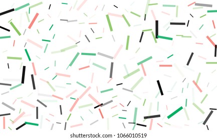 Confetti background abstract colorful pattern. Isolated on the white. Vector holiday illustration. Festive and stylish confetti background. Concept of happy birthday, party and holidays.