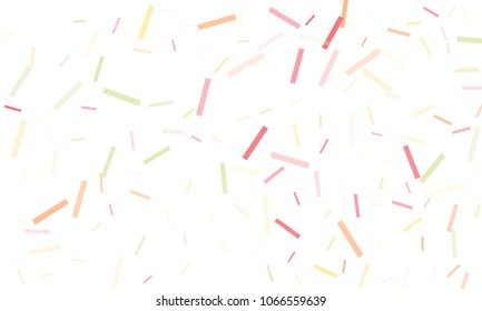 Confetti background abstract colorful pattern. Isolated on the white. Vector holiday illustration. Festive and stylish confetti background. Concept of happy birthday, party and holidays.