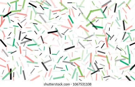 Confetti background abstract colorful pattern. Isolated on the white. Vector holiday illustration. Festive and stylish confetti background. Concept of happy birthday, party and holidays.