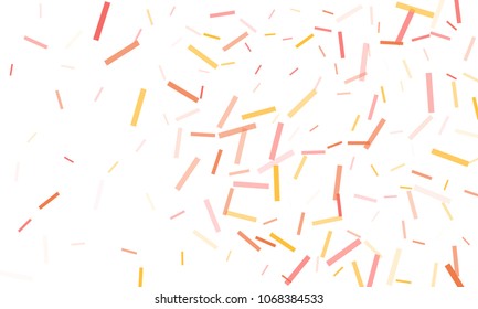 Confetti background abstract colorful pattern. Isolated on the white. Vector holiday illustration. Festive and stylish confetti background. Concept of happy birthday, party and holidays.
