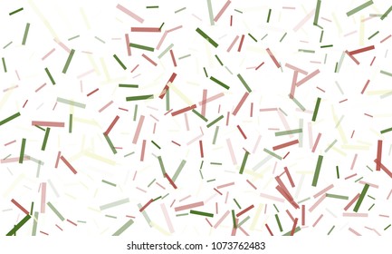 Confetti background abstract colorful pattern. Isolated on the white. Vector holiday illustration. Festive and stylish confetti background. Concept of happy birthday, party and holidays.