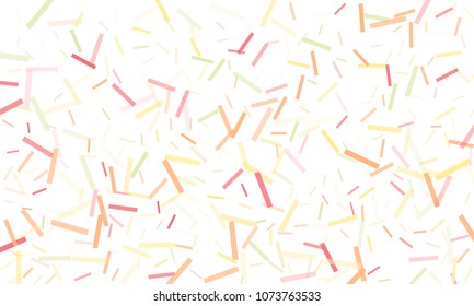 Confetti background abstract colorful pattern. Isolated on the white. Vector holiday illustration. Festive and stylish confetti background. Concept of happy birthday, party and holidays.