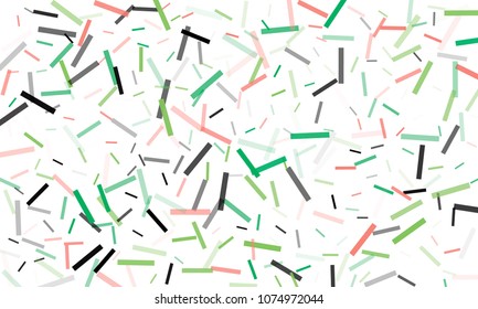 Confetti background abstract colorful pattern. Isolated on the white. Vector holiday illustration. Festive and stylish confetti background. Concept of happy birthday, party and holidays.
