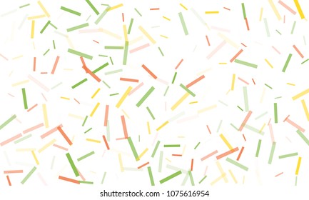 Confetti background abstract colorful pattern. Isolated on the white. Vector holiday illustration. Festive and stylish confetti background. Concept of happy birthday, party and holidays.