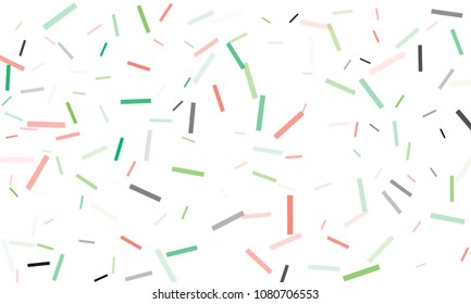 Confetti background abstract colorful pattern. Isolated on the white. Vector holiday illustration. Festive and stylish confetti background. Concept of happy birthday, party and holidays.