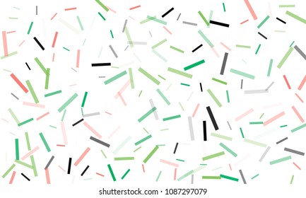 Confetti background abstract colorful pattern. Isolated on the white. Vector holiday illustration. Festive and stylish confetti background. Concept of happy birthday, party and holidays.
