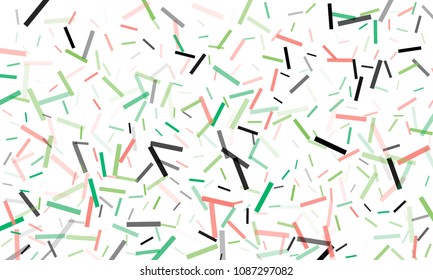 Confetti background abstract colorful pattern. Isolated on the white. Vector holiday illustration. Festive and stylish confetti background. Concept of happy birthday, party and holidays.