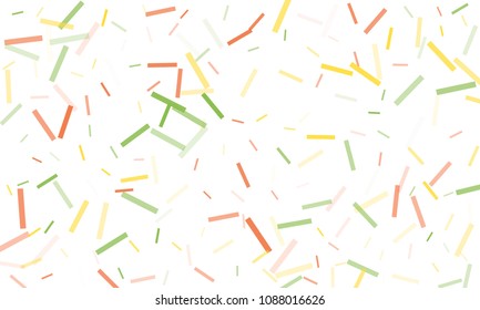 Confetti background abstract colorful pattern. Isolated on the white. Vector holiday illustration. Festive and stylish confetti background. Concept of happy birthday, party and holidays.