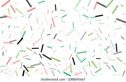 Confetti background abstract colorful pattern. Isolated on the white. Vector holiday illustration. Festive and stylish confetti background. Concept of happy birthday, party and holidays.