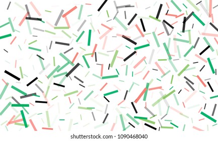 Confetti background abstract colorful pattern. Isolated on the white. Vector holiday illustration. Festive and stylish confetti background. Concept of happy birthday, party and holidays.