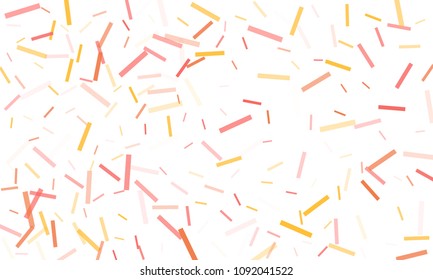 Confetti background abstract colorful pattern. Isolated on the white. Vector holiday illustration. Festive and stylish confetti background. Concept of happy birthday, party and holidays.