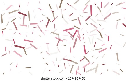 Confetti background abstract colorful pattern. Isolated on the white. Vector holiday illustration. Festive and stylish confetti background. Concept of happy birthday, party and holidays.