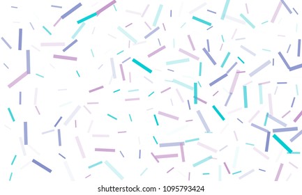 Confetti background abstract colorful pattern. Isolated on the white. Vector holiday illustration. Festive and stylish confetti background. Concept of happy birthday, party and holidays.
