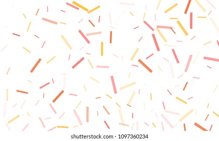 Confetti background abstract colorful pattern. Isolated on the white. Vector holiday illustration. Festive and stylish confetti background. Concept of happy birthday, party and holidays.