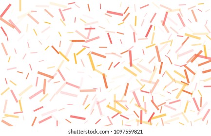 Confetti background abstract colorful pattern. Isolated on the white. Vector holiday illustration. Festive and stylish confetti background. Concept of happy birthday, party and holidays.