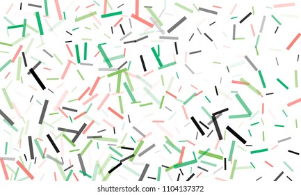 Confetti background abstract colorful pattern. Isolated on the white. Vector holiday illustration. Festive and stylish confetti background. Concept of happy birthday, party and holidays.