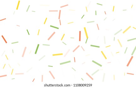 Confetti background abstract colorful pattern. Isolated on the white. Vector holiday illustration. Festive and stylish confetti background. Concept of happy birthday, party and holidays.