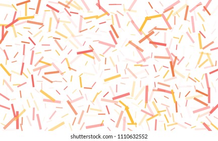 Confetti background abstract colorful pattern. Isolated on the white. Vector holiday illustration. Festive and stylish confetti background. Concept of happy birthday, party and holidays.