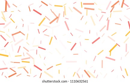Confetti background abstract colorful pattern. Isolated on the white. Vector holiday illustration. Festive and stylish confetti background. Concept of happy birthday, party and holidays.