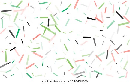 Confetti background abstract colorful pattern. Isolated on the white. Vector holiday illustration. Festive and stylish confetti background. Concept of happy birthday, party and holidays.