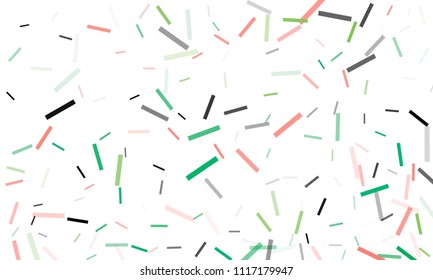 Confetti background abstract colorful pattern. Isolated on the white. Vector holiday illustration. Festive and stylish confetti background. Concept of happy birthday, party and holidays.