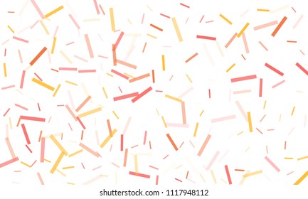 Confetti background abstract colorful pattern. Isolated on the white. Vector holiday illustration. Festive and stylish confetti background. Concept of happy birthday, party and holidays.