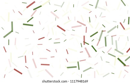 Confetti background abstract colorful pattern. Isolated on the white. Vector holiday illustration. Festive and stylish confetti background. Concept of happy birthday, party and holidays.