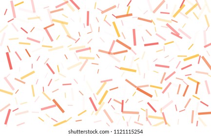 Confetti background abstract colorful pattern. Isolated on the white. Vector holiday illustration. Festive and stylish confetti background. Concept of happy birthday, party and holidays.