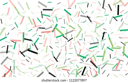 Confetti background abstract colorful pattern. Isolated on the white. Vector holiday illustration. Festive and stylish confetti background. Concept of happy birthday, party and holidays.