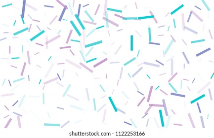 Confetti background abstract colorful pattern. Isolated on the white. Vector holiday illustration. Festive and stylish confetti background. Concept of happy birthday, party and holidays.
