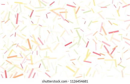 Confetti background abstract colorful pattern. Isolated on the white. Vector holiday illustration. Festive and stylish confetti background. Concept of happy birthday, party and holidays.