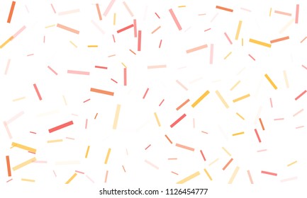 Confetti background abstract colorful pattern. Isolated on the white. Vector holiday illustration. Festive and stylish confetti background. Concept of happy birthday, party and holidays.